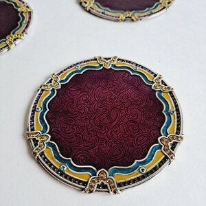 New Edgar Berebi Set of 5 Coasters